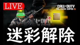 【CoD:BO6】お酒片手に迷彩チャレンジ！【手元配信】