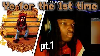 The College Dropout for 1st time !!!! reaction