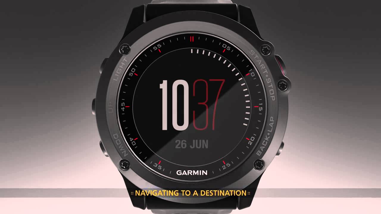 Garmin Fenix 3 Navigating Tutorial Youtube
