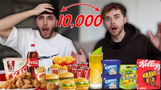 We Did The 10,000 Calorie Challenge!