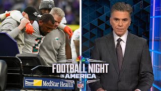 NFL Week 17 updates: Dolphins lose Chubb to injury; Wilson's future in Denver | FNIA | NFL on NBC