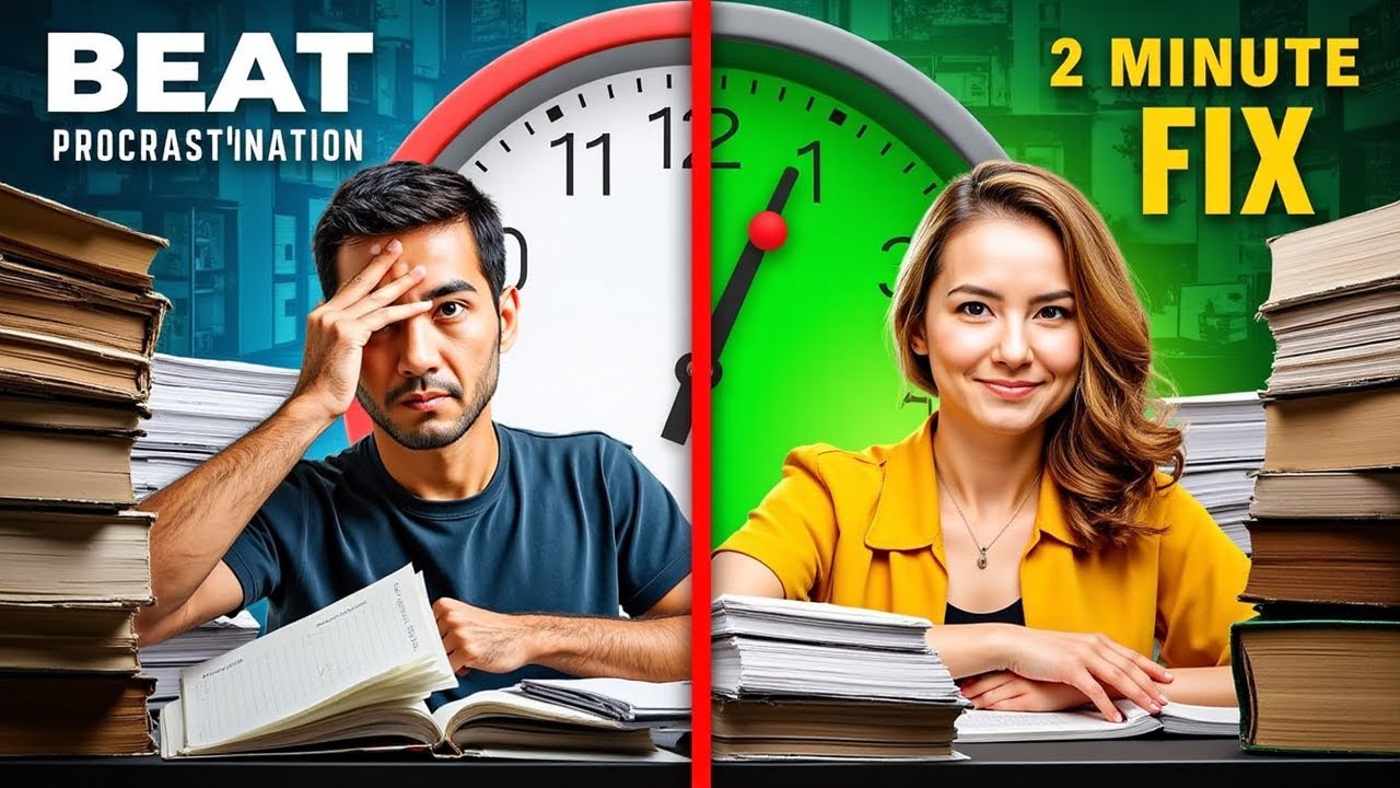Beat Procrastination In Just 2 Minutes Youtube