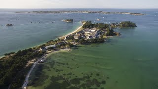 Roscoff :La pointe de  Perharidy vue du ciel !