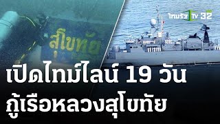 ไทย-สหรัฐฯ กู้เรือหลวงสุโขทัยวันแรก | 22 ก.พ. 67 | ข่าวเย็นไทยรัฐ