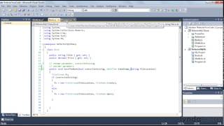 Refactoring your code C# visual studio