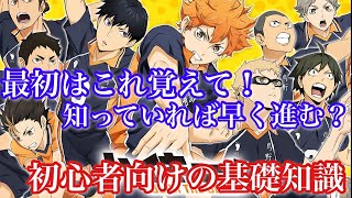 【ハイドリ】他と差がつく！？初心者向けの基礎知識、序盤の進め方を紹介！【ハイキュー!! TOUCH THE DREAM】