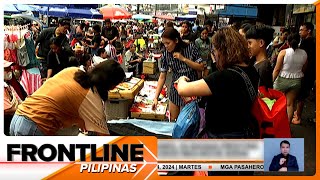 Mga mamimili, humabol sa bagsak-presyong paninda sa Divisoria bago ang Noche Buena