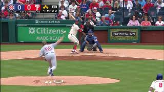 Kyle Schwarber starts off the game with a Grand Slam