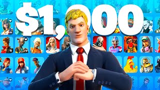 Revealing My $1,000 Fortnite Locker!