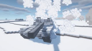 Working M1 Abrams in Minecraft