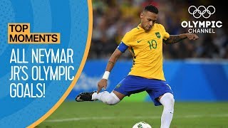 Neymar Jr. | All Olympic Goals! | Top Moments