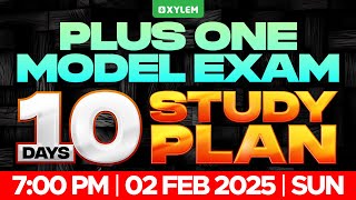 Plus One Model Exam - 10 Day Study Plan | Xylem Plus One