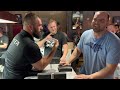 travis bajent vs adam wawrzynski arm wrestling