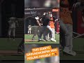 This Giants groundskeeper was FEELING himself 😂🕺 | NBC Sports Bay Area