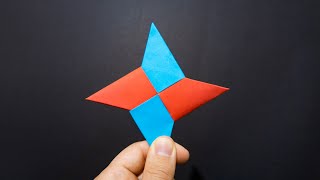 Paper Ninja Stars - Moving paper toys - Kids Craft - Paper Art - DIY - Origami - Happy Craftsman