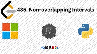LeetCode 435: Non-overlapping Intervals | Hack Code | Using Greedy Algorithm
