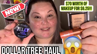 DOLLAR TREE HAUL | $70 WORTH OF NAME BRAND MAKE UP FOR $6.25