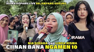 Dua Lagu Viral Di Nyanyikan Nia Dirgha Bareng Linda Risma Live Irama Dopang Di Selampang Gerung