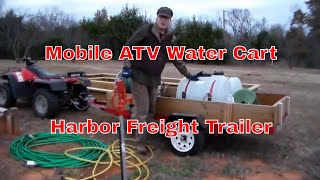 Harbor Freigt Trailer Watering Cart for ATV #HarborFreight