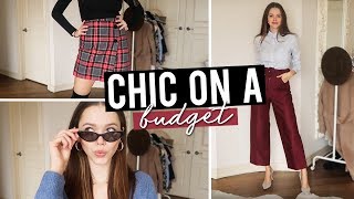 CHIC ON A BUDGET | Winter Haul Try On (H\u0026M, Glasses, Thrift)
