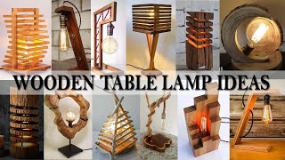DIY Wooden Lamp Ideas
