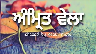 Amrit Wela Shabad | ਅੰਮ੍ਰਿਤ ਵੇਲਾ ਸ਼ਬਦ | Dholki wale Shabad By Soul Mate