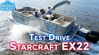 Boat Review and Test Drive: Starcraft EX22 with a 150 HP Mercury Engine (with Bonus Drone Footage)