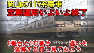 117系【定期運用終了】0番台100番台の違い　記録しておこう