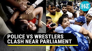 High drama outside Parliament as PM Modi inaugurates new complex; Wrestlers clash with police