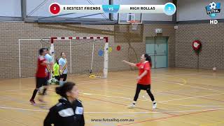 Futsal HQ - Hawthorn Mixed League GF : 5 BESTEST FRIENDS v HIGH ROLLAS (07/09/2017)