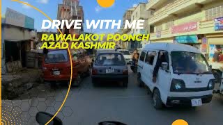 [4K] Rawalakot Azad Kashmir - POV short City drive on a Sunny Afternoon Ride  रावलकोट जम्मू कश्मीर