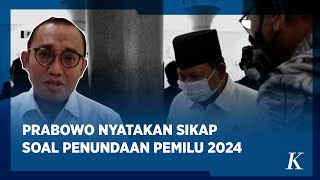 Prabowo Subianto Hormati Konstitusi di Tengah Sinyal Penundaan Pemilu 2024