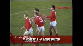 Nottingham Forest 2 Leeds United 0, FA Cup 4th Rd, 28-01-1989