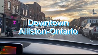 Beautiful Drive Through Alliston, Ontario | Exploring Small-Town Canada