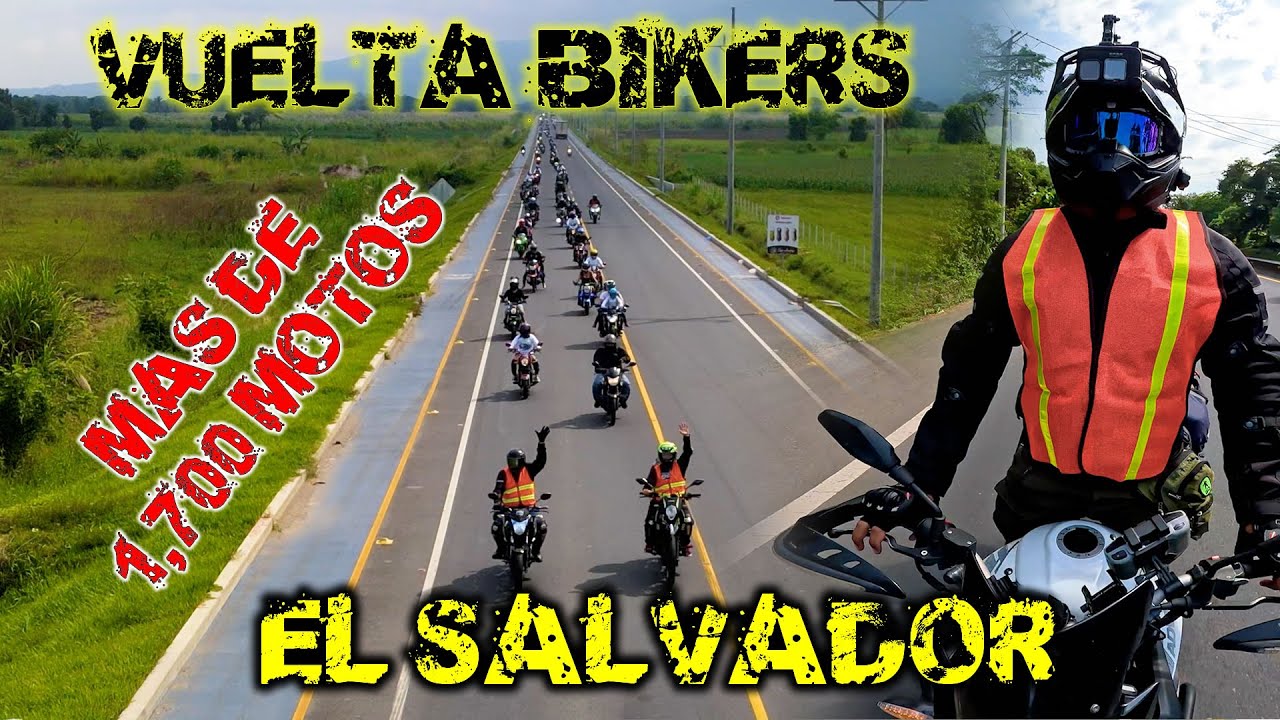 Caravana De Motos MÁS GRANDE De El Salvador - Vuelta Bikers 2022 - YouTube