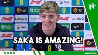 Saka's journey is AMAZING! | Anthony Gordon praises Arsenal star as he PULLS OUT of England camp