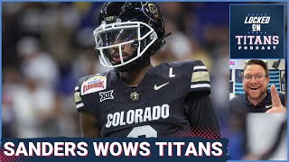 Shedeur Sanders WOWS Tennessee Titans in Meeting, Callahan's Scouting Report \u0026 Cam Ward Still QB1