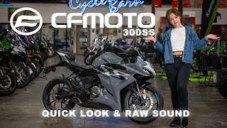 2023 CFMOTO 300ss Overview & Raw Sound | Cycle Barn