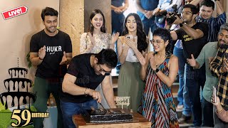 UNCUT - Aamir Khan turn 59 | Grand Birthday Celebration and Cake Cutting | FULL HD VIDEO