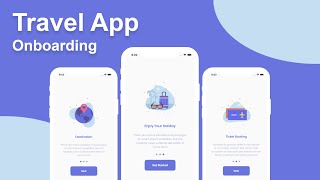 Flutter UI - Travel App Onboarding | Speed Code