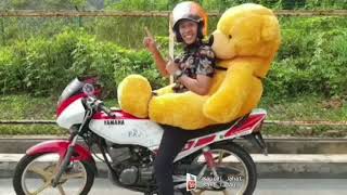 Acey bawak bear naik rxz.. Pipe On !!