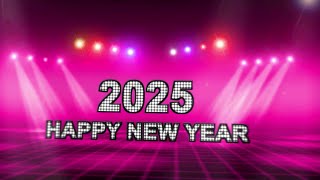 Happy New Year 2025 Party Style Lighting Effect Wishes Video #trendingvideo