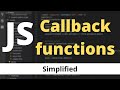 Callback functions in Javascript | Node js