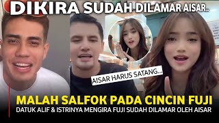 Fuji sampai dimalaysia, Datuk alif dan istrinya salfok pada cincin Fuji dikira sudah dilamar aisar