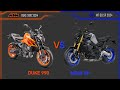 2024 YAMAHA MT 09 SP 🆚 KTM DUKE 990 | Comparison | Mileage | Top Speed | Price | Bike Informer