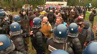 Expulsions à Notre-Dame-des-Landes : le film de la journée du 9 avril 2018