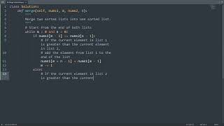 Leetcode 88. Merge Sorted Array in Python | Python Leetcode | Python Coding Tutorial | Python ASMR