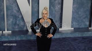 Christina Aguilera at the 2023 Vanity Fair Oscar Party (Red Carpet)