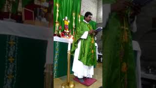 Holy Cross Cathedral Nandyal Rev Abraham J Premchand Chaplain Gregorian Chanting