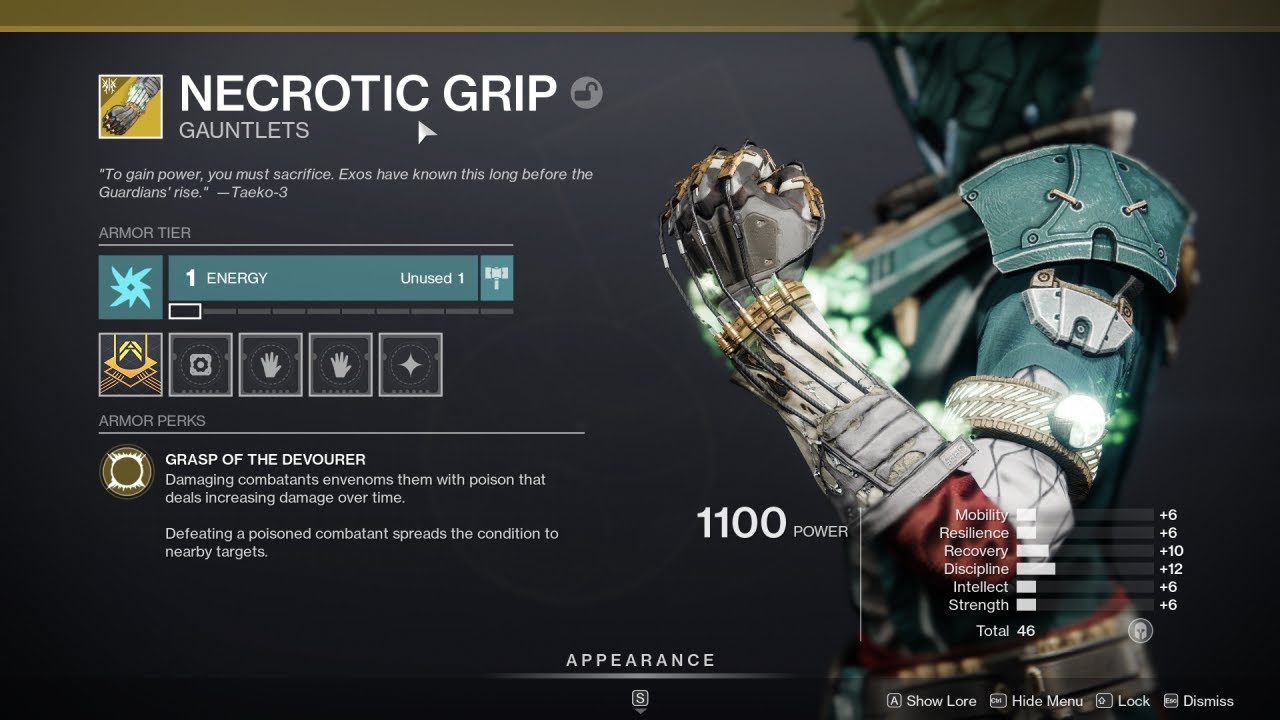 HOW TO GET NECROTIC GRIP - DESTINY 2 - YouTube